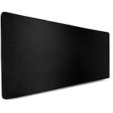 Cisicoマウスパッド 特大型 ネットゲーム向け ゲーミングマウスパッド デスクパッド 防水 400x900x3mm 黒い