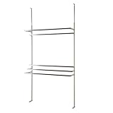 突っ張りフレキシブルハンガーラック 幅120cm NJ-0411