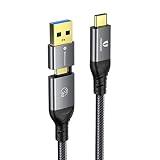 Yottamaster USB Type-C ケーブル(1m) 100W PD急速充電対応 40Gbps高速データ転送 8K60Hz映像出力 USB4 タイプc→タイプc/タイプA ケーブル E-markerチップ内蔵 Type-C機種対応 超高耐久 ブラック[P-U100-ACC40-1]