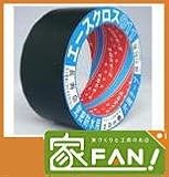 18巻入 光洋化学 エースクロス 011黒 100mm×20m 剥離紙なし 1c/s 気密防水テープ