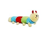 Pishon Corp軌跡15 ' Plush Rattleイエロー/ブルー色