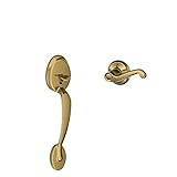 Plymouth Front Entry Handle Flair Left-Handed Interior Lever (Antique Brass) FE285 PLY 609 FLA LH [並