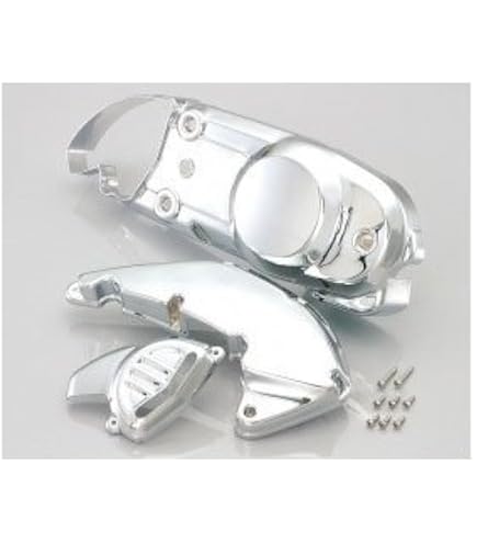 スズキアドレスV125 メッキカバー3点セット Amazon.co.jp: バイクパーツセンター メッキクランクケースカバー 3点