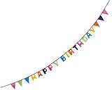 アウトドアで飾るアイテム 丸和貿易 ピクニックル サニーディフラッグ ハッピーバースディ 400675903