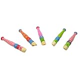 Happy Cherry　高品質　木製品　たて笛　子供　教育玩具　安全　軽量　色ランダム出荷