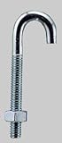 ハンプトンj-bolt 5 "全体的な2 – 1 / 4 "スレッド375 lb Bulk Stl