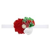 Zhhlinyuan ベビー小物 Kids Toddler Silk Flower&Faux Pearl Headband Headdress Hairband ヘアアクセサリ for Baby Gi