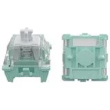 GATERON Magnetic Jade 磁気玉キーボードスイッチ、リニア工場プレ潤滑自由に設定メカニカルキーボード用プレトラベルキースイッチ(70PCS)
