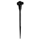 Baosity 作業工具　ラチェットレンチ　六角　多サイズ選択可　ボルト　ラチェットスパナ　銀色＆黒色　 - 27-30mm；黒