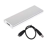 F Fityle SSD→USB3.0ハードディスクエンクロージャ　2010年版MacBook Air A1370 A1369用　耐久性 互換性　全2色 - 銀