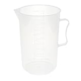 uxcell 計量カップ メジャーカップ 2000mL容量 プラスチック測定カップ 液体測定カップ 1個入り
