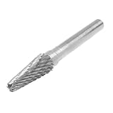 uxcell　ヤスリ　超硬バー　ストレートシャンク　卵形　研削　楕円形　8 x 16 mm