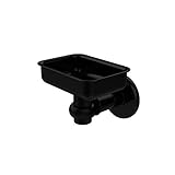 Allied Brass 2032T-BKM Continental Collection Soap Dish, Matte Black [並行輸入品]