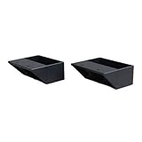 LABRICO(ラブリコ) 2×4材専用棚受 シングルタイプ マットブラック(限定色) DXK-2 2 個入
