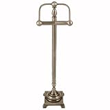 Jaclo tp-10-pnスモールフリーStandingトイレットペーパーホルダー、ポリッシュニッケル