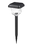 Duracell Brand D-QS6Pb-R6-BK-T9 Solar Powered Outdoor LED Pathway Light (9-Pack), Black [並行輸入品]
