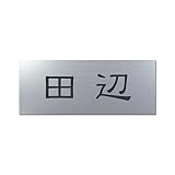 丸三タカギ 彫り込み済表札 アクリル APY2-S-1-1-田辺 【完成品】