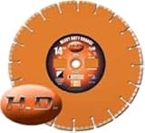 Diamond Products Core Cut 11637 4-Inch by 0.080 by 7/8-Inch Heavy Duty Orange High Performance Turbo