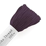 オリムパス 刺し子糸 Sashiko Thread 100m 大巻 紫烏 (しう) col. 140