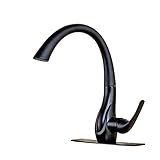 Rozinプルアウトスプレーキッチンシンク蛇口ミキサータップ、デッキマウント10 " Escutcheon Oil Rubbed Bronze RZ062904