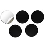 CIBOLA 磁気エラー防止シート 改札エラー 読み取りエラー 認識エラー 解消 非接触ICカード クレジットカード 通帳 磁気消失対策 磁気防止 磁気干渉防止シート 極薄 磁気防止シート 粘着タイプ (ブラック / 5枚セット) 5枚/粘着タイプ,ブラック