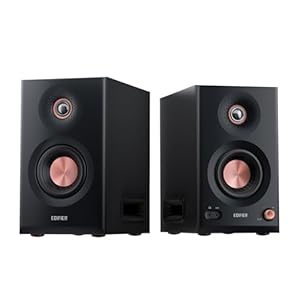 Edifier MR5 モニタースピーカー VGP2025金賞 家電批評ベストバイ Bluetooth6.0 110W 3WAY ハイレゾ LDAC マルチポイント接続 アンプ内蔵 有線入力対応 スタジオ PC テレビ用 黒