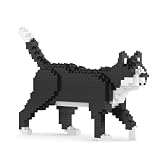 JEKCA タキシード 猫 ミニ 01S | プラスチック製積み木 | 対象年齢14歳以上