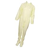 F Fityle 作業服　オーバーオール 帯電防止 カバーオール つなぎ　靴カバー　防塵 防水性　ユニセックス - 黄