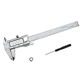 MagiDeal 150 mmステンレススチールLCDデジタルElectricノギスゲージマイクロメータ