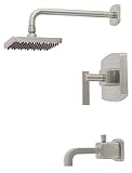 Schon SCTS400SN Tub and Shower Faucet, Satin Nickel [並行輸入品]
