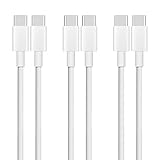 USB Type C to Type C ケーブル 1.5m 3本セット Popolier【PD対応 65W/3A急速充電 】 タイプc 急速充電 ケーブル スマートフォン、タブレット、ノートパソコンのタイプｃ機種に対応【ビデオ出力非対応】