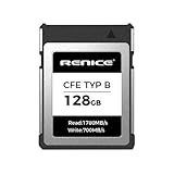 RENICE プロフェッショナル 128GB CFexpress 4.0 Type B メモリーカード 最大1,750MB/秒読み取り RAW 8K HDビデオ PCIe 3.0 および NVMe対応 - 写真家、ビデオグラファー向け