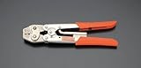 エスコ 1.25・2.0mm2圧着ペンチ(裸端子用/メッキ) EA538AS-2