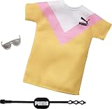 バービー服: プーマ衣装人形 2つのアクセサリー付き Tシャツ