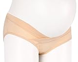 Vogue of Eden Women's Maternity Brief Pregnant Underwear Panties Nude(3pcs)