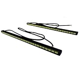 アルファード 10系 前期 後期 LED デイライト 30発 極細 スリム アルミボディ ホワイト 12V グリル バンパー