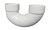 Canplas 193203-1 PVC DWV P Trap U-Bend, 3-Inch, White [並行輸入品]