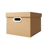 KKCF 段ボール3層の段ボールカバー付きプラスチックハンドルフラットパッケージストレージ用品 4サイズ 1パックにつき10または20 (色 : Quantity10, サイズ さいず : 60x45x40cm)
