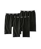 [ニッセン] ショーツ 綿混 伸び伸び ストレッチ 3分丈 セット 3枚組 大きいサイズ レディース L～3L