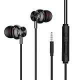 【2024改良型】 有線イヤホン 3.5mmジャック 3m 長線 ゲーミングイヤホン マイク付きイヤホン HIFI音質 音量調整 カナル型 ヘッドホン 3.5mmジャック 会議/Switch/PS4/ZOOM/YouTube/ウォークマン TV、PCゲーミングやレコーディングに対応