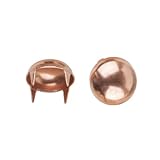 1003 Pearl Nailhead, Size 50, Solid Brass, Copper Finish, 200 pieces per pack by C&C Metal Products 