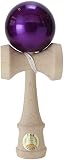 日本けん玉協会認定 競技用けん玉「大空」Premiumクリアパープル 国産品 (OZORA KENDAMA)