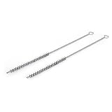 uxcell　ワイヤーブラシ　鉄ワイヤチューブブラシ　クリーンブラシ　パイプ　ワイヤ　8mm直径 2本入