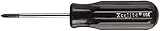 Xcelite XST100V Super-Tru Nickel Chrome-Plated Steel Phillips Screwdriver, #0 Head, 2" Blade Length 
