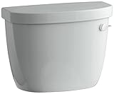 KOHLER K-4418-RA-95 Cimarron Class Five Toilet Tank with Right-Hand Trip Lever, Ice Grey [並行輸入品]