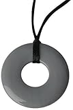 Teethease Original Pendant Toy, Grey Marble by Teethease [並行輸入品]