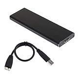 F Fityle SSD→USB3.0ハードディスクエンクロージャ　2010年版MacBook Air A1370 A1369用　耐久性 互換性　全2色 - ブラック