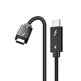 【PYLVOE】Thunderbolt 4対応 USB-C ケーブル[100W急速充電 & 40Gbps高速データ転送 & 8K/60Hz映像出力]サンダーボルト3/USB4互換 M1 MacBook Pro/iMac/iPad Pro/Surface/Galaxy/外付けGPU/ディスプレイ対応(0.5m)