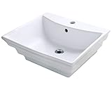 MR Direct V160-W White Porcelain Vessel Lavatory Sink [並行輸入品]