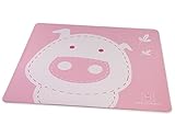 Marcus & Marcus Pokey the Pig Placemat - Pink by Marcus & Marcus